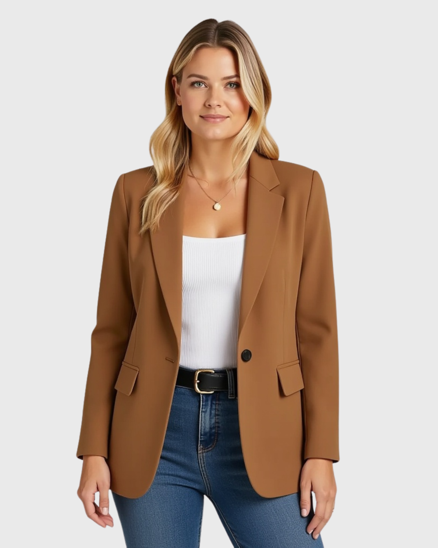 Women’s Fitted Blazer with Structured Silhouette