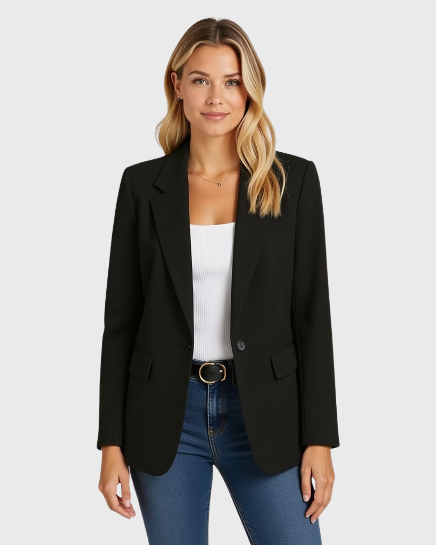 Women’s Fitted Blazer with Structured Silhouette