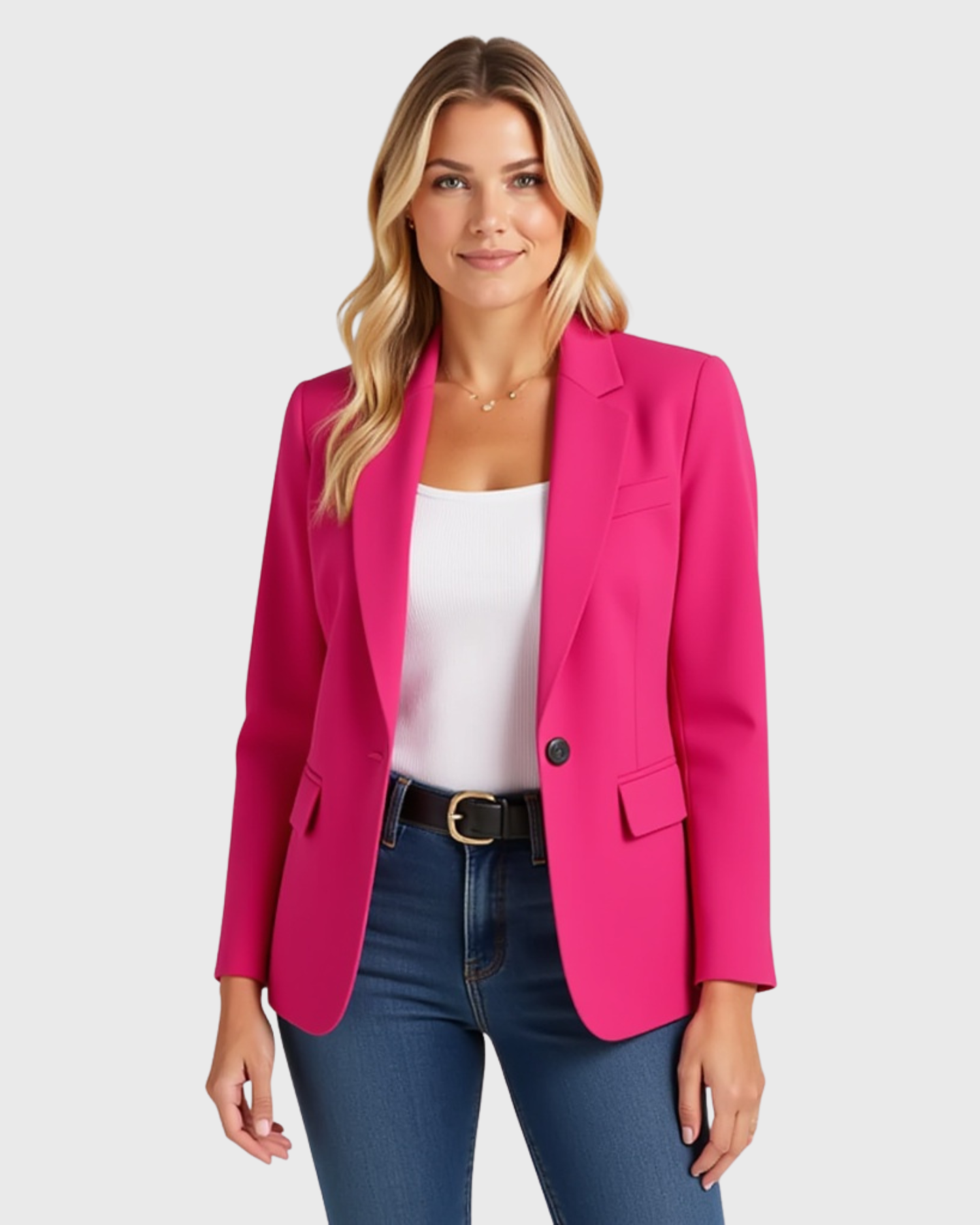 Women’s Fitted Blazer with Structured Silhouette