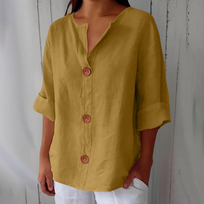 Sophia | Relaxed Linen Blouse