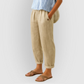 Summer Pants with Elastic Waist – Light and Stylish
