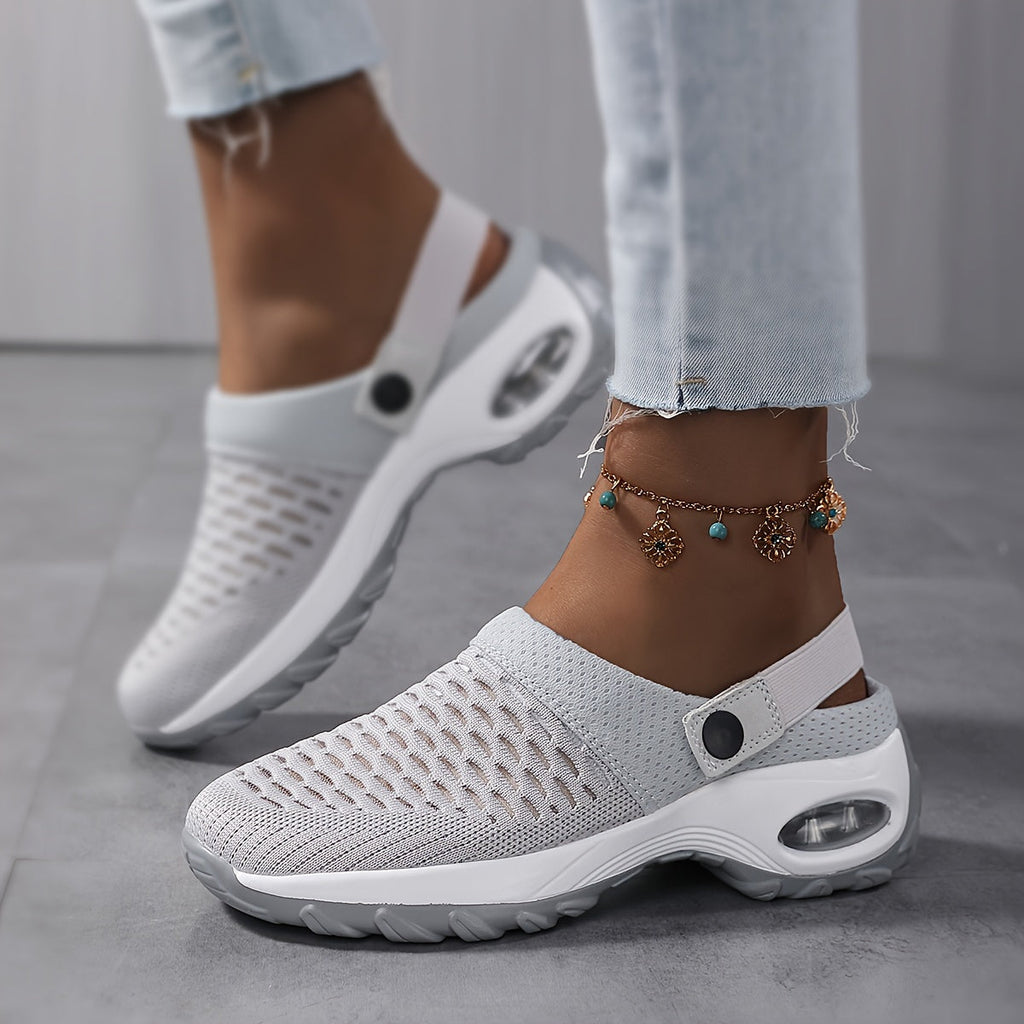 Orthopädische Clogs Damen Mesh | Luftpolster-Dämpfung | Rutschfeste Slipper | Airova