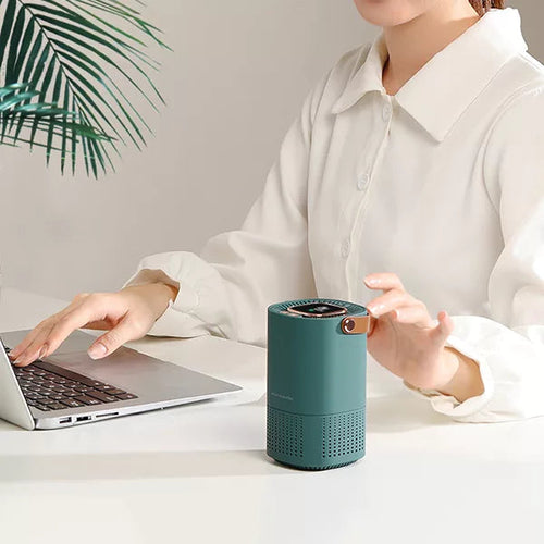Compact HEPA Air Purifier  3-Stage Filtration System - Detailed view