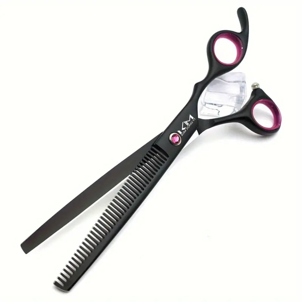 Professional Pet Grooming Kit  Premium Stainless Steel Scissors Set - Detailed view