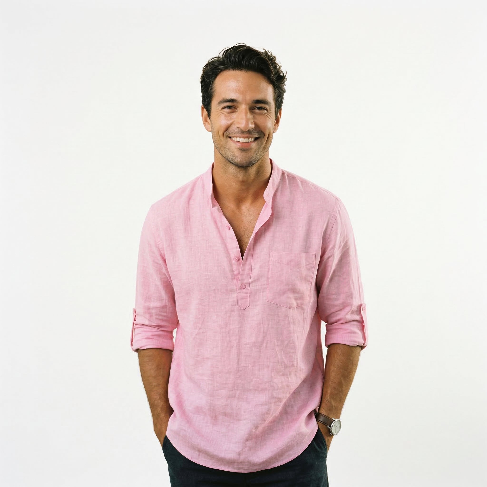 Relaxed Men's Dress Shirt