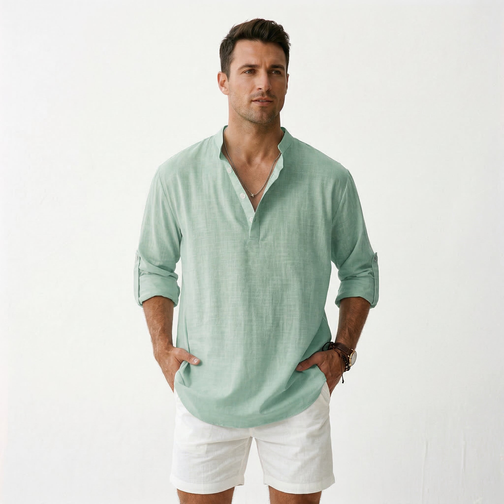 Relaxed Men's Dress Shirt