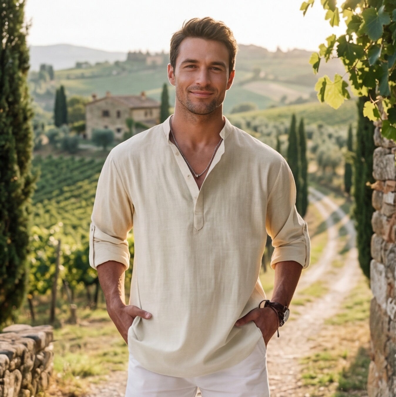 Relaxed Men's Dress Shirt