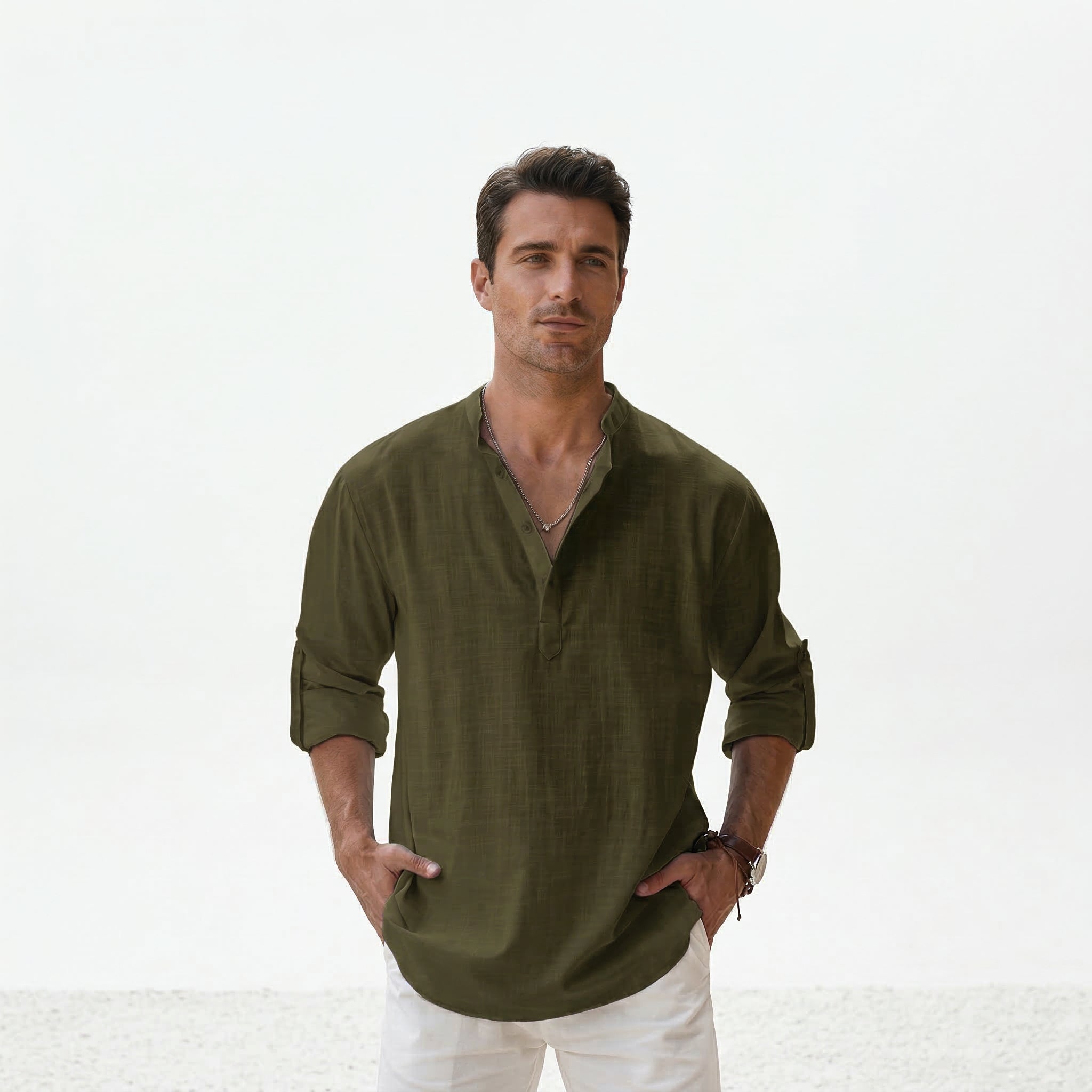 Relaxed Men's Dress Shirt