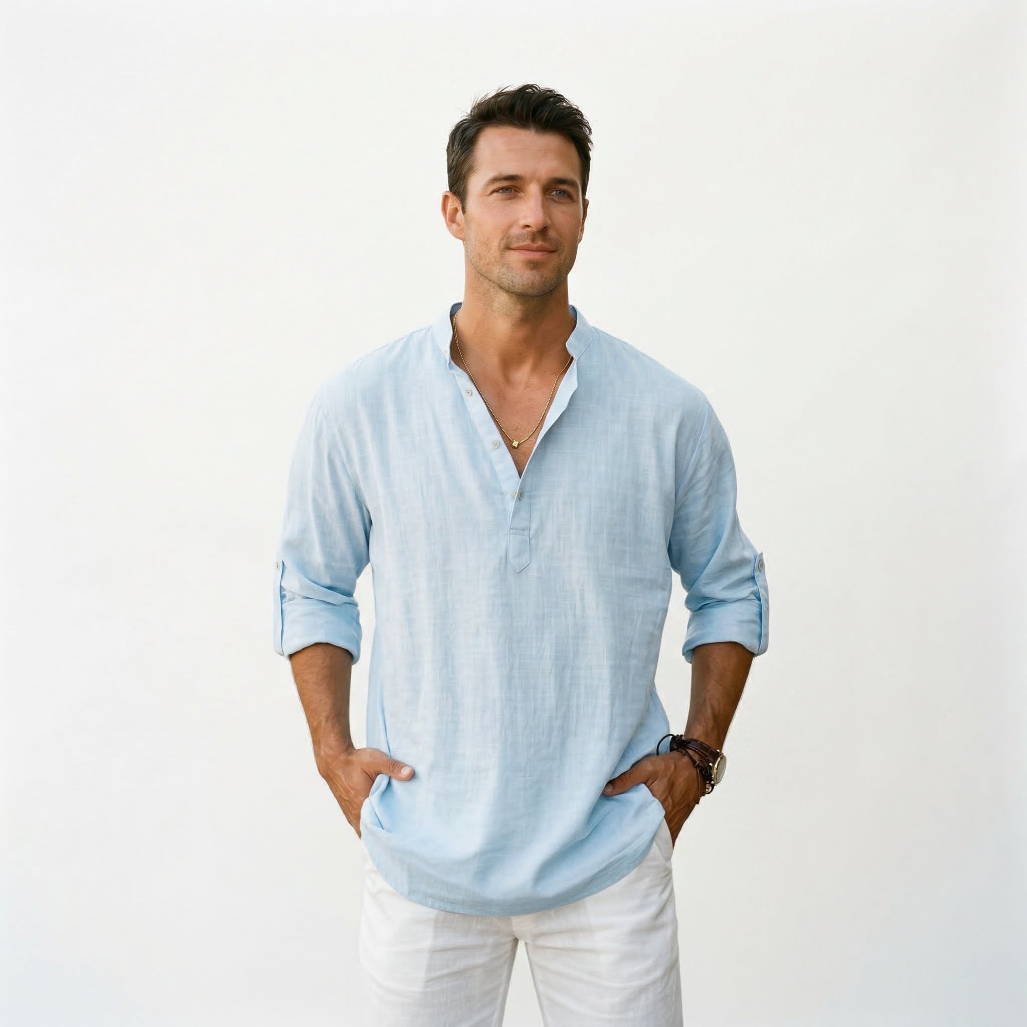 Relaxed Men's Dress Shirt