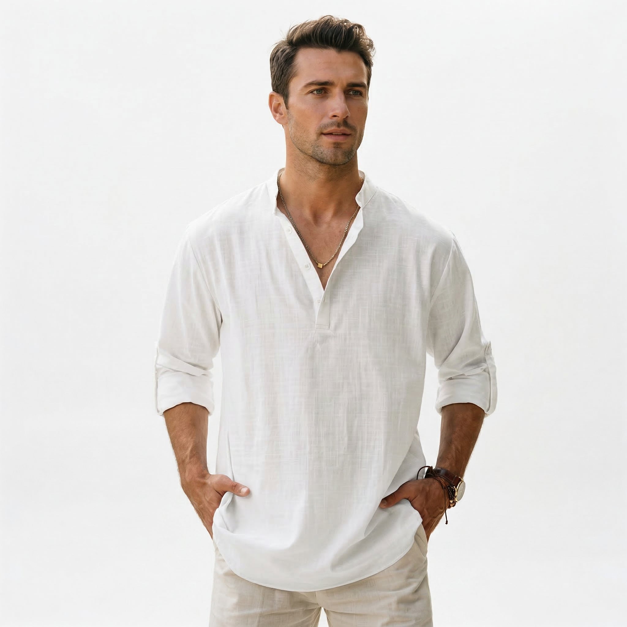 Relaxed Men's Dress Shirt
