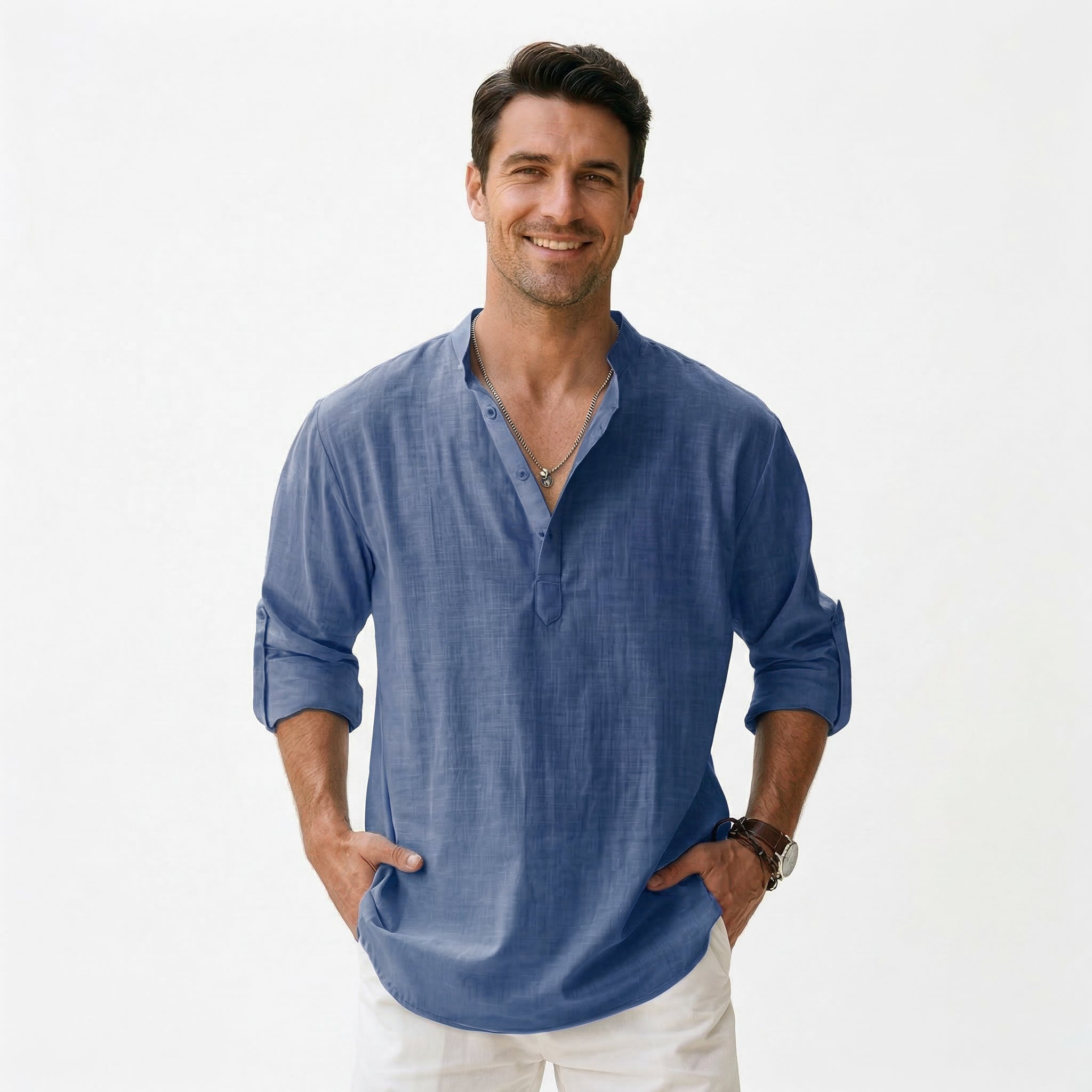 Relaxed Men's Dress Shirt