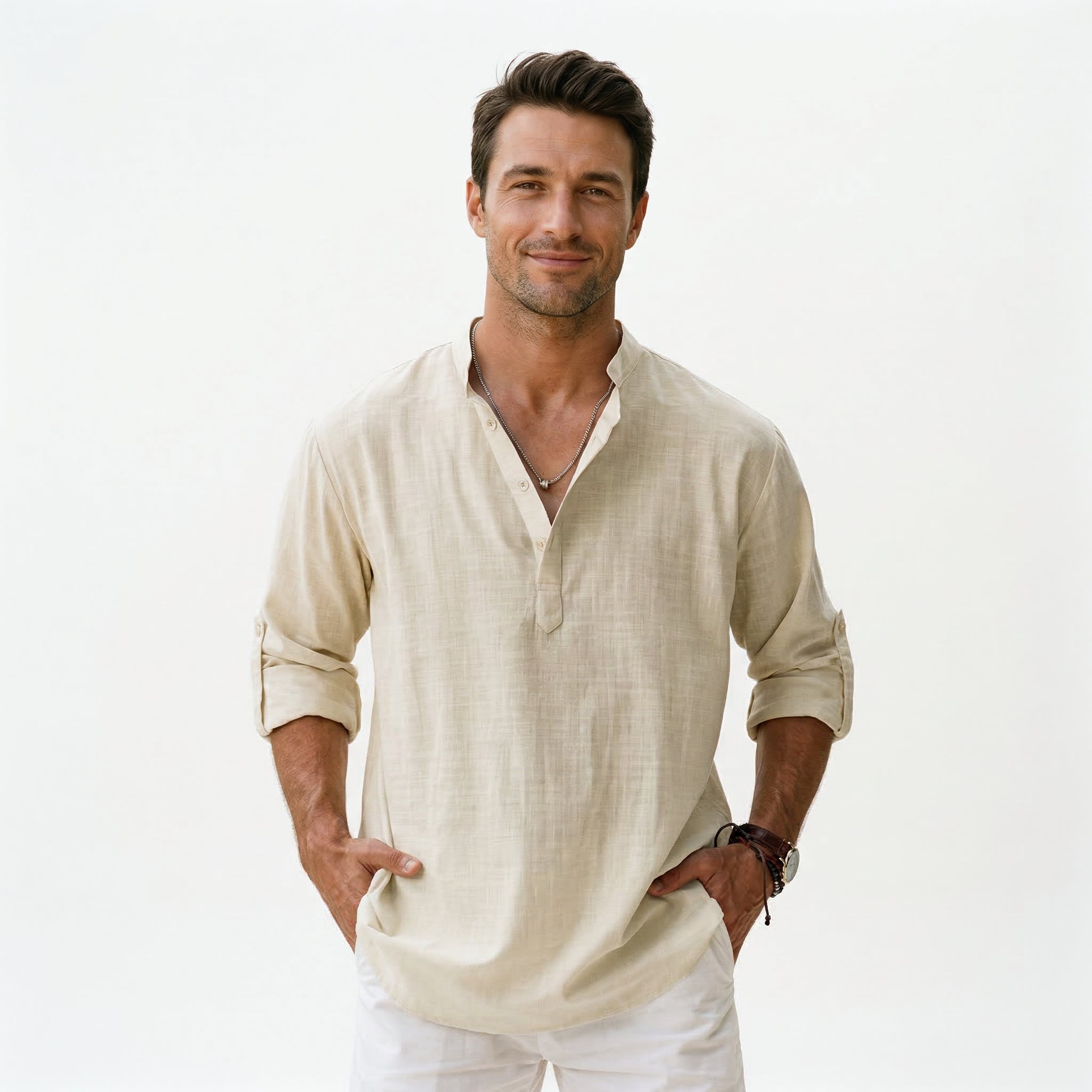 Relaxed Men's Dress Shirt