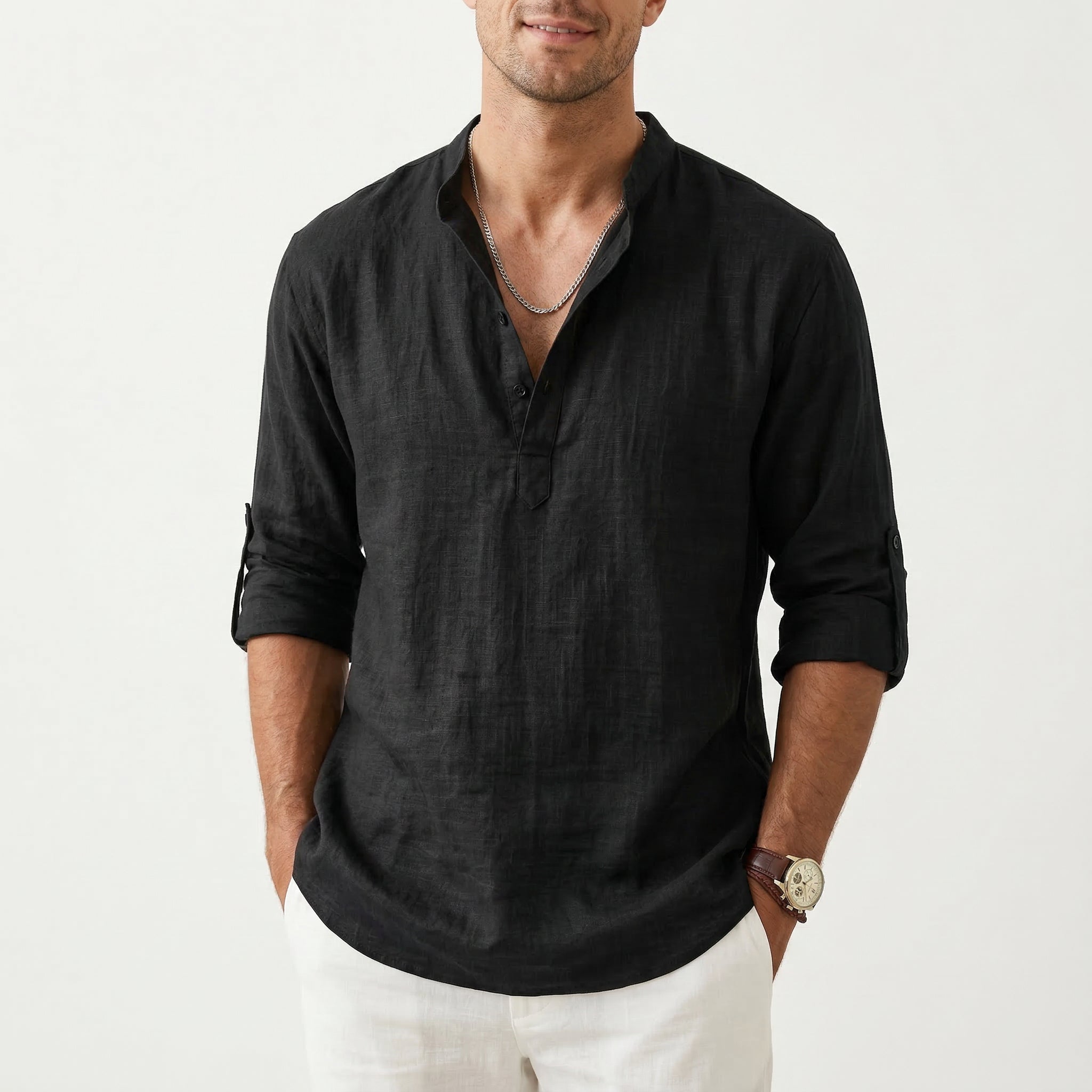 Relaxed Men's Dress Shirt