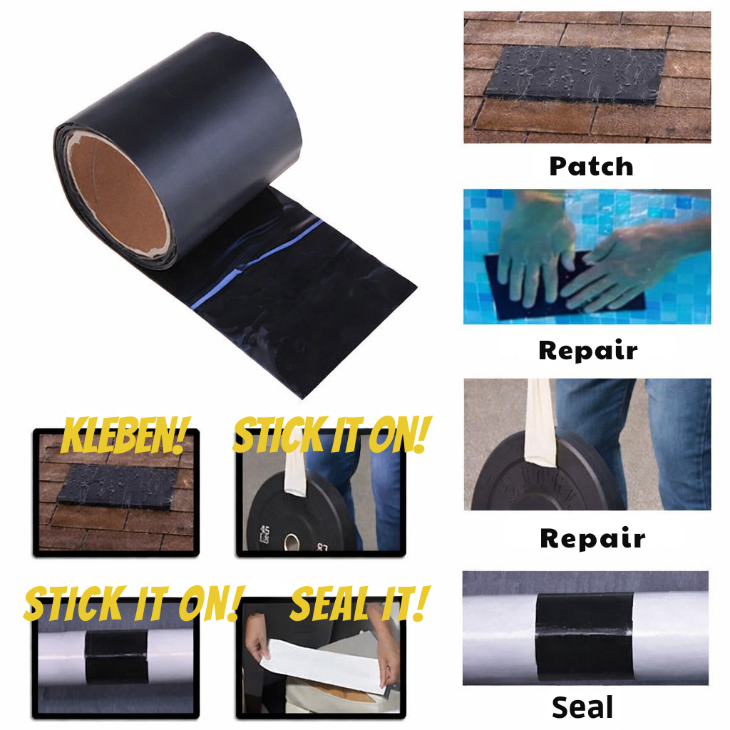 Reparaturband | Extra Stark | Sofort Dicht & Wetterfest | AquaPatch