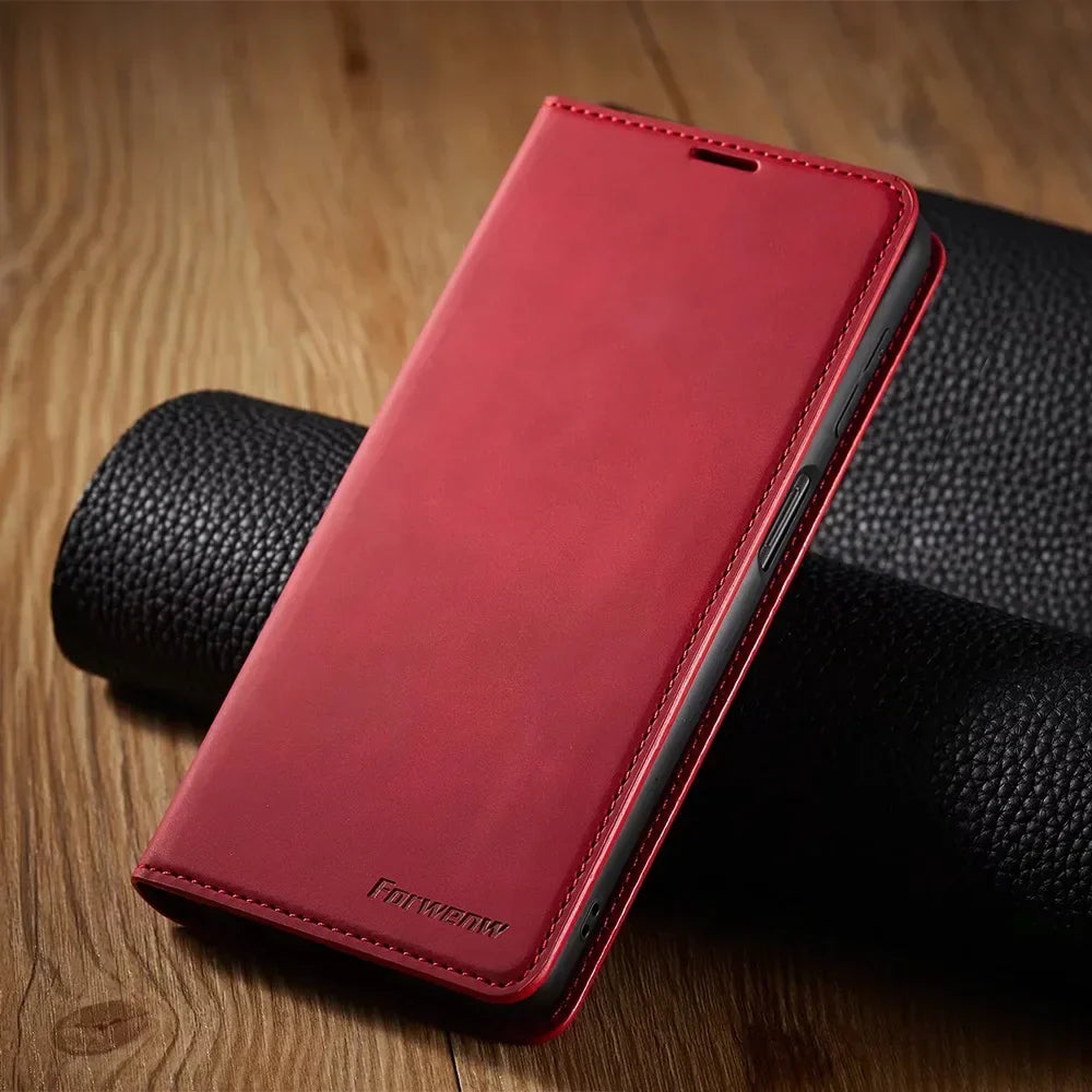 Magnetyczne skórzane etui Samsung dla stylowej ochrony