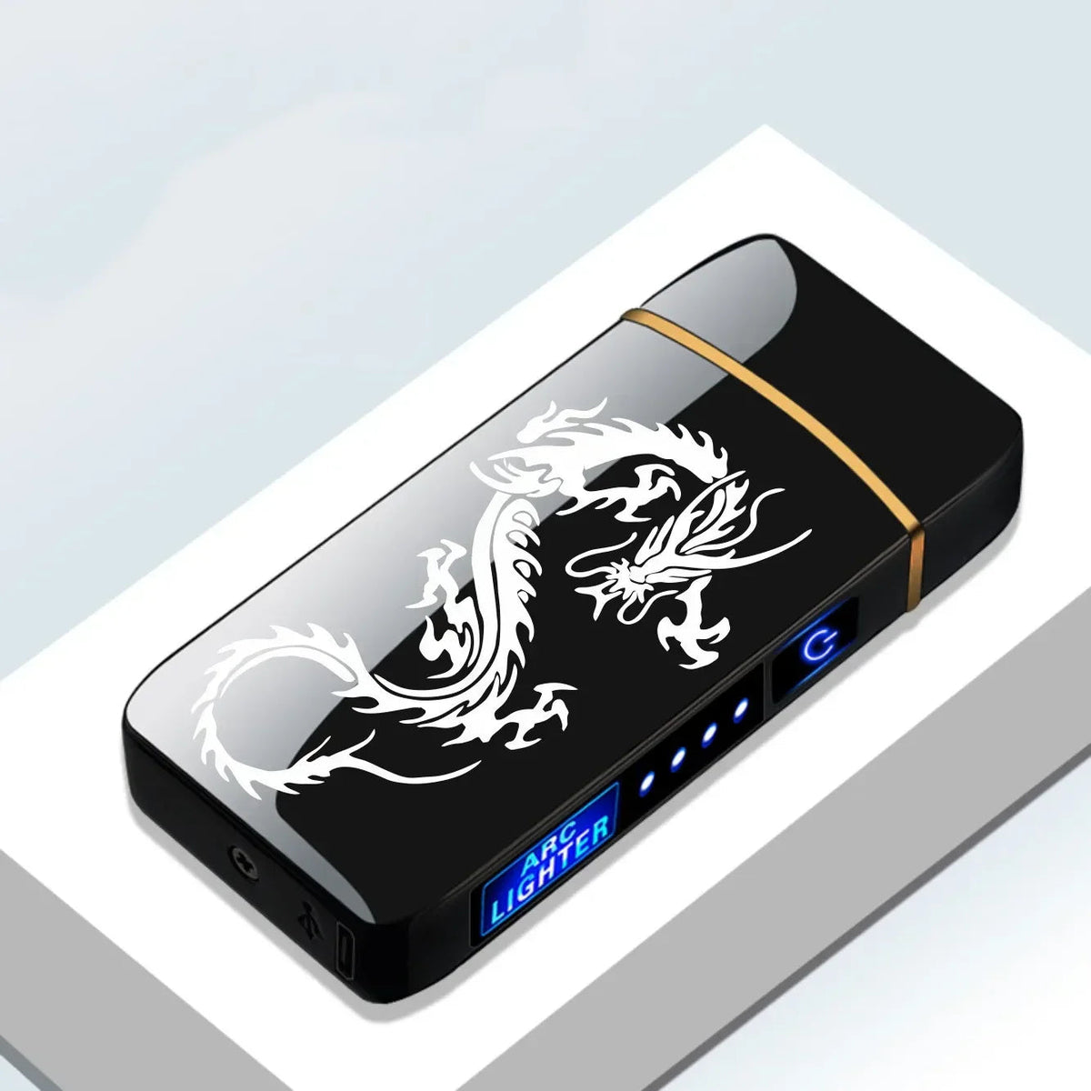 Plasma Arc Lighter  Blue Metal Double Arch Design - Product detail 15
