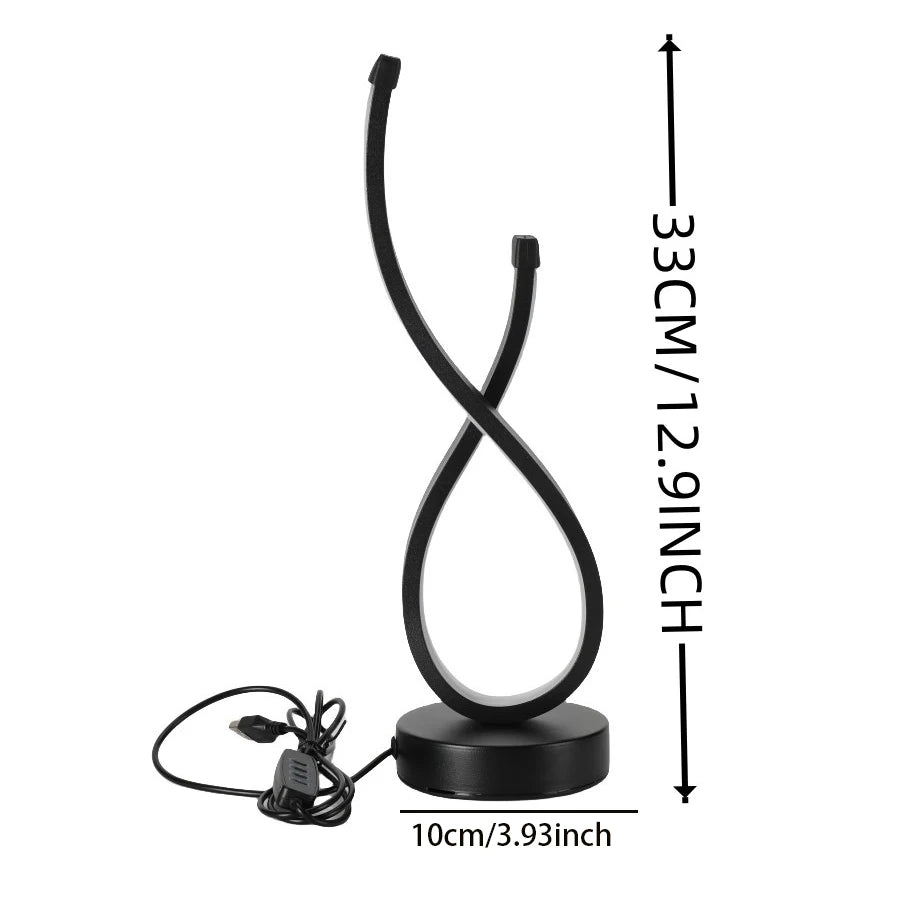 LED Table Lamp | Dimmable | 3 Light Colors | Modern Design