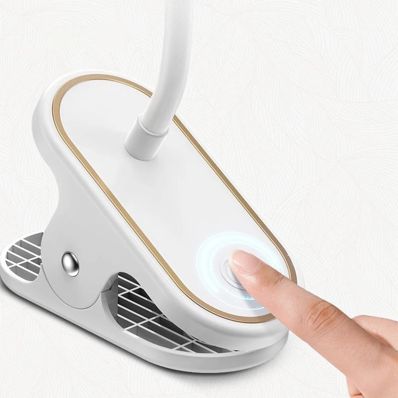 Lampada da tavolo LED touch ricaricabile con luce naturale (4000 K) e design moderno