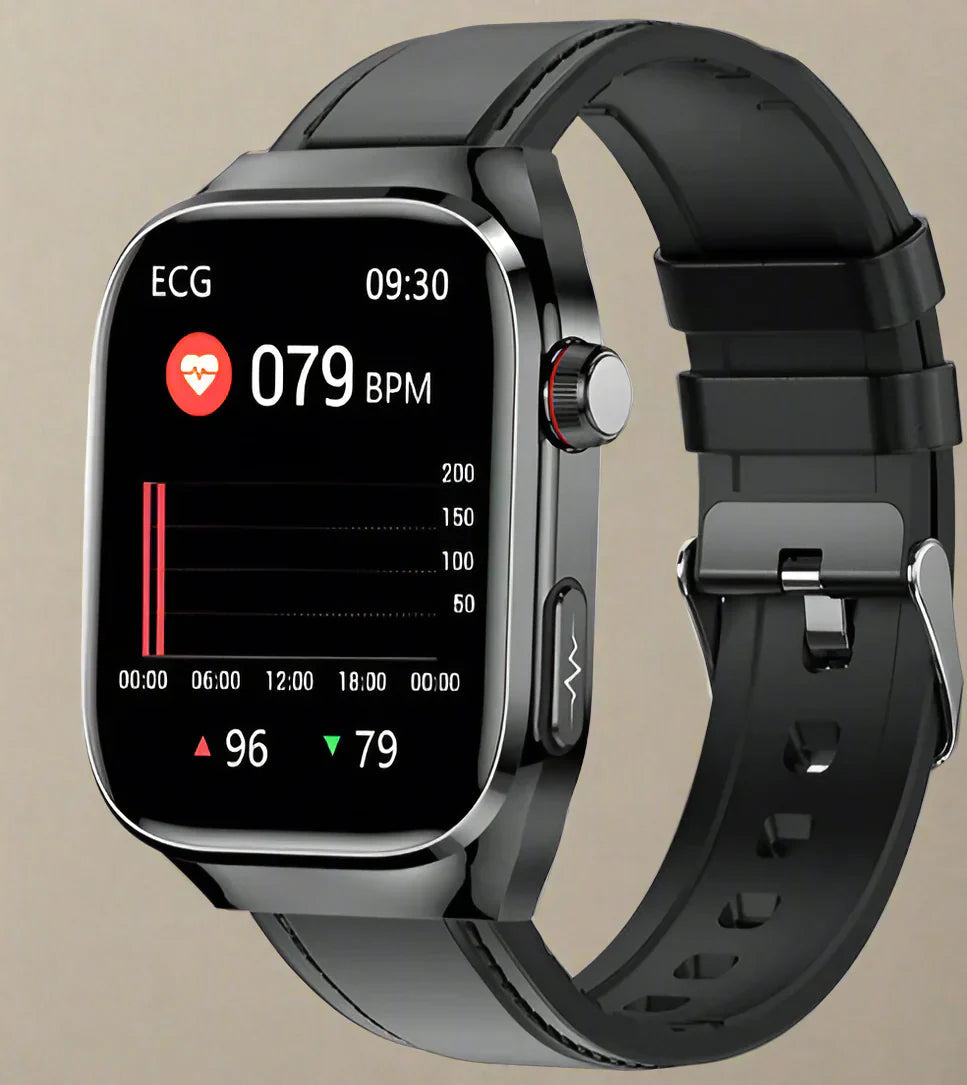 Chytré hodinky pro zdraví – hladina cukru v krvi, kyselina močová, EKG+PPG a Bluetooth hovory