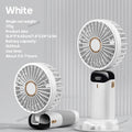 3-in-1 Mini Portable Fan | LED Display | 5 Speeds | Power Bank Function | Portable & Foldable