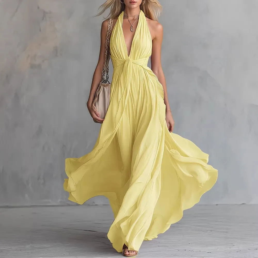 Rosana Flowy Evening Dress