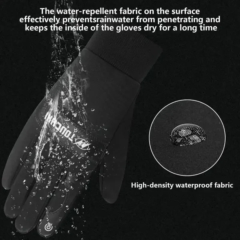 ThermaGlide USB Heated Gloves | Waterproof & Touchscreen Compatible | Winter Hand Warmers for Skiing, Motorcycling & Outdoor