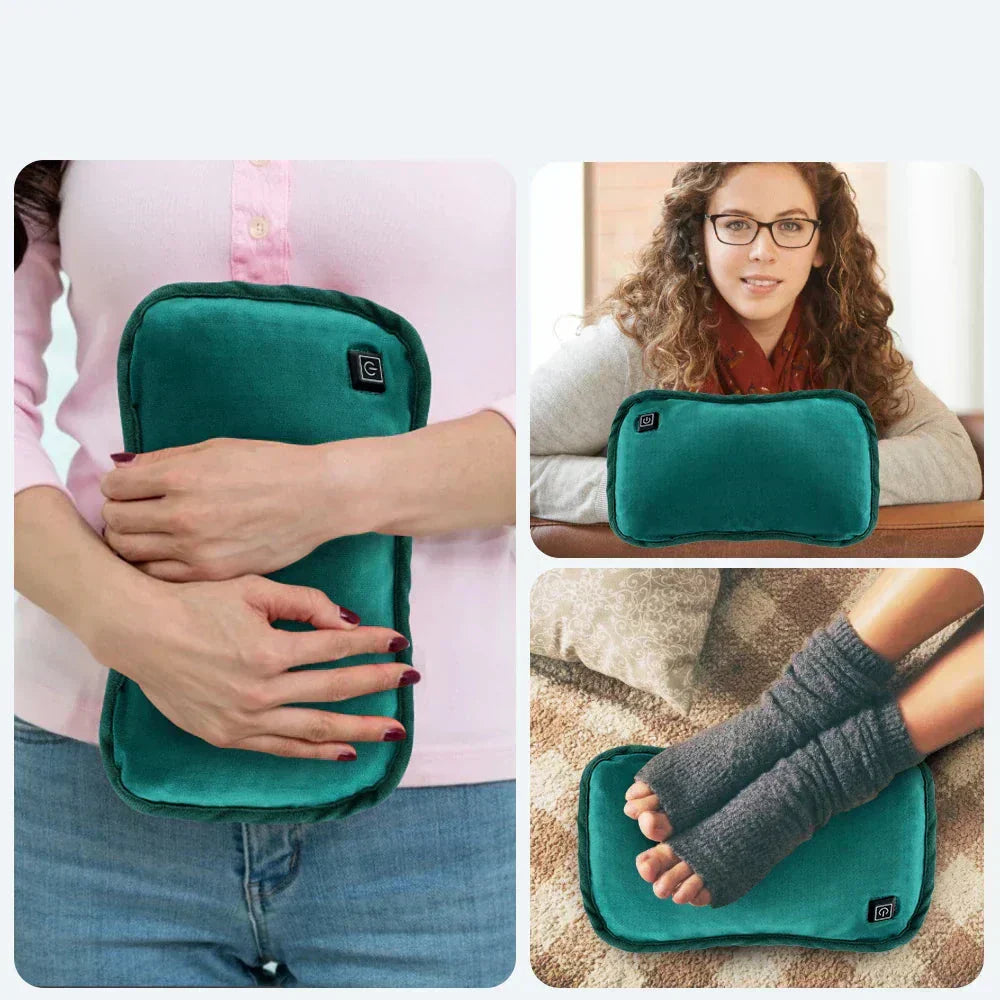 Piastra Riscaldante Portatile in Grafene | Ricaricabile via USB | 3 Livelli di Temperatura | Scalda Mani e Pancia Ergonomico | Include Spegnimento Automatico Intelligente