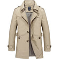 Classic Lightweight and Comfortable Men's Trench Coat - Durable, Elegant, Timeless