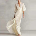 Vanessa V-Neck Chiffon Dress