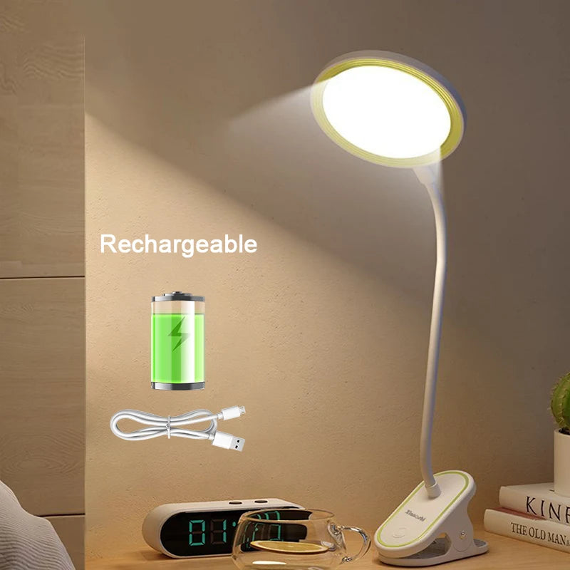 Lampada da tavolo LED touch ricaricabile con luce naturale (4000 K) e design moderno