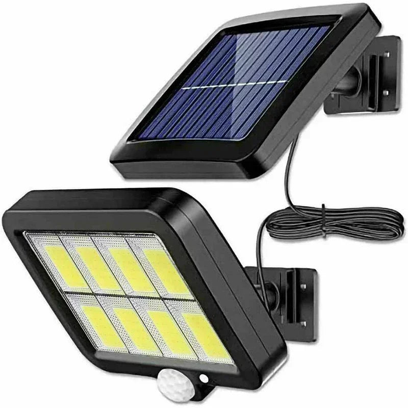 100 COB LED Solar Light | IP65 | Motion Sensor & 3 Modes | Wireless Outdoor Lighting