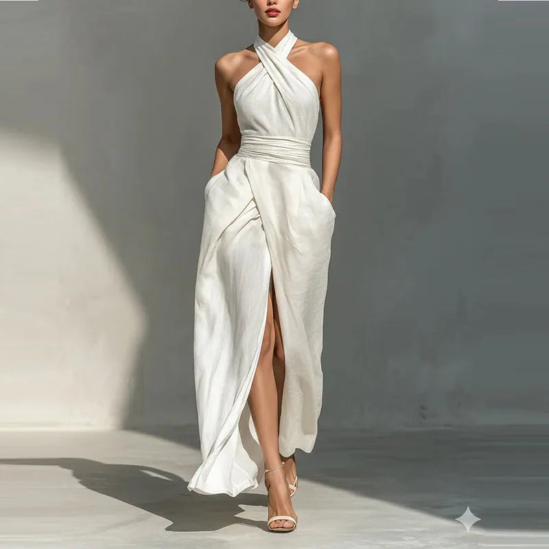 Asterin Halter Maxi Dress