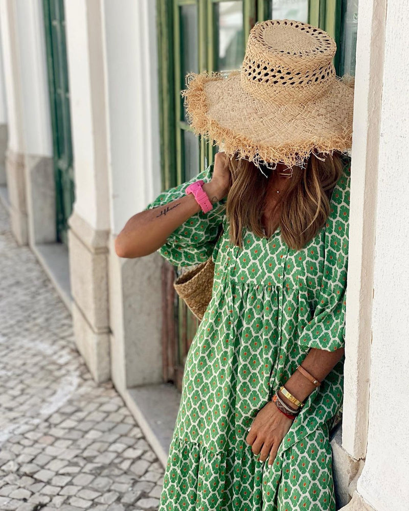 Women’s Maxi Dress – Bohemian Style Loose Fit Gown