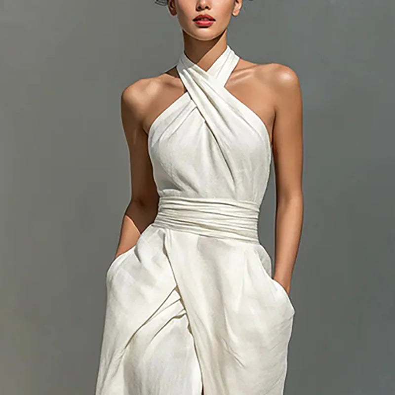 Asterin Halter Maxi Dress