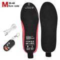 WarmStep Pro Heated Insoles | Rechargeable with Remote Control | 3 Heat Levels | Trimmable | Electric Foot Warmers for Winter & Outdoor