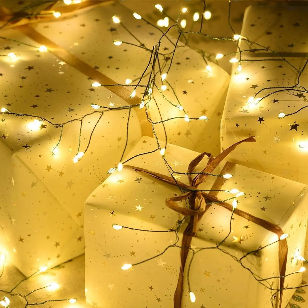 LED Firework String Lights | With Remote Control | 30–75m | 900–2000 LEDs | IP65 Waterproof | For Christmas, Halloween & Parties