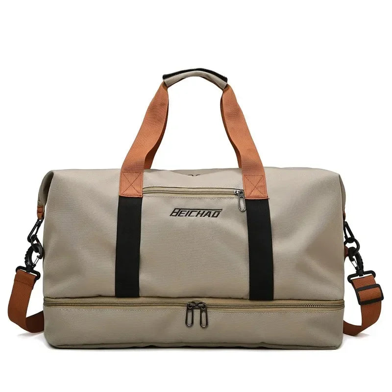 Large Capacity Fitness Travel Bag | Wet-Dry Separation | Hand & Shoulder Bag for Women