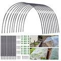 Fiberglass Garden Hoop Set for DIY Plant Tunnels - Rustproof & Reusable