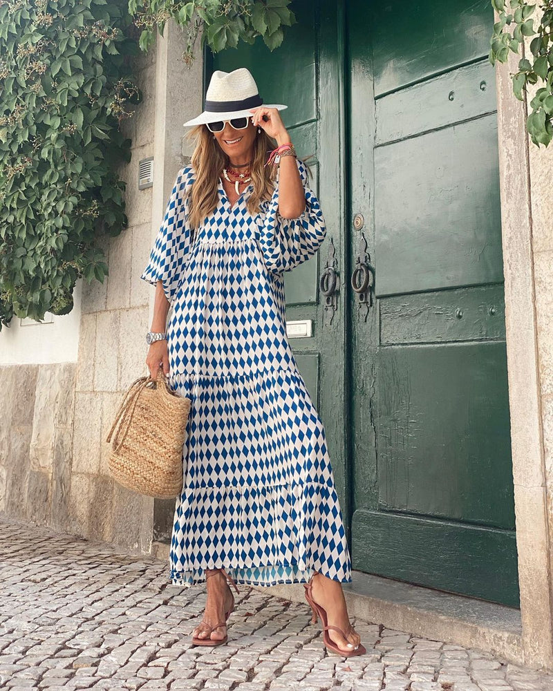 Women’s Maxi Dress – Bohemian Style Loose Fit Gown