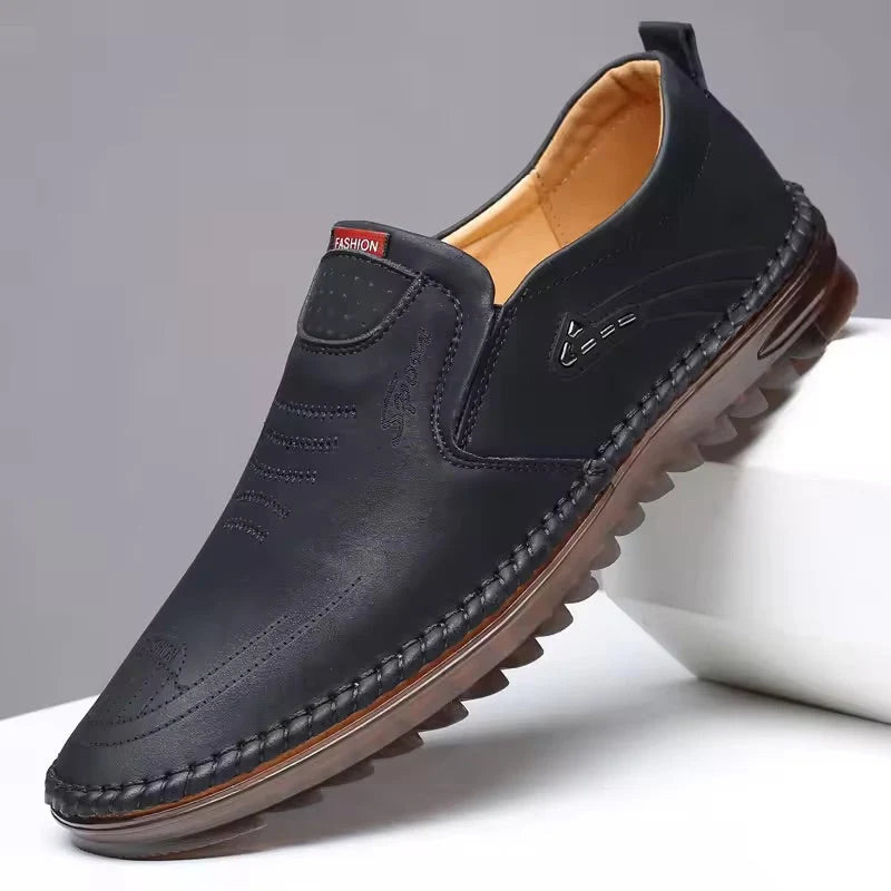 Orthopedic Casual Loafers - Premium Leather Comfort Design