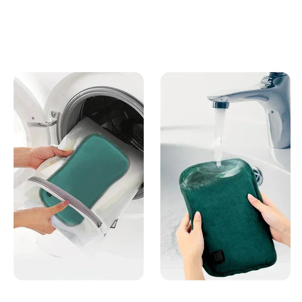 Piastra Riscaldante Portatile in Grafene | Ricaricabile via USB | 3 Livelli di Temperatura | Scalda Mani e Pancia Ergonomico | Include Spegnimento Automatico Intelligente