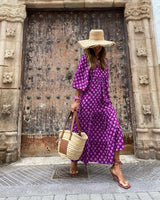 Women’s Maxi Dress – Bohemian Style Loose Fit Gown