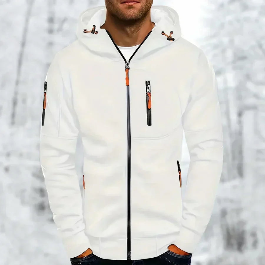 MetroFlex – Stylish Men's Zip-Up Hoodie