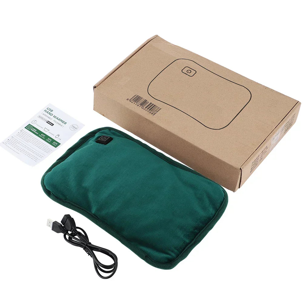 Piastra Riscaldante Portatile in Grafene | Ricaricabile via USB | 3 Livelli di Temperatura | Scalda Mani e Pancia Ergonomico | Include Spegnimento Automatico Intelligente