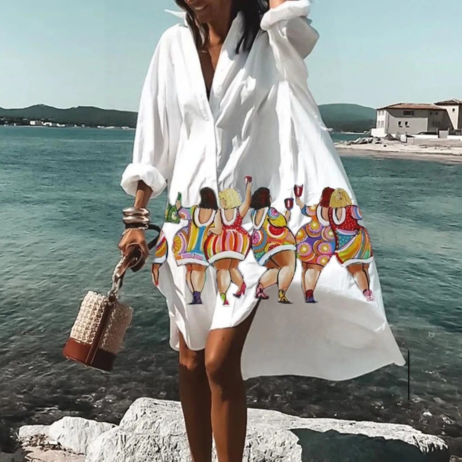 Sanne | Casual Midi-jurk met Print voor Dames voor Zomerjurkjes 2