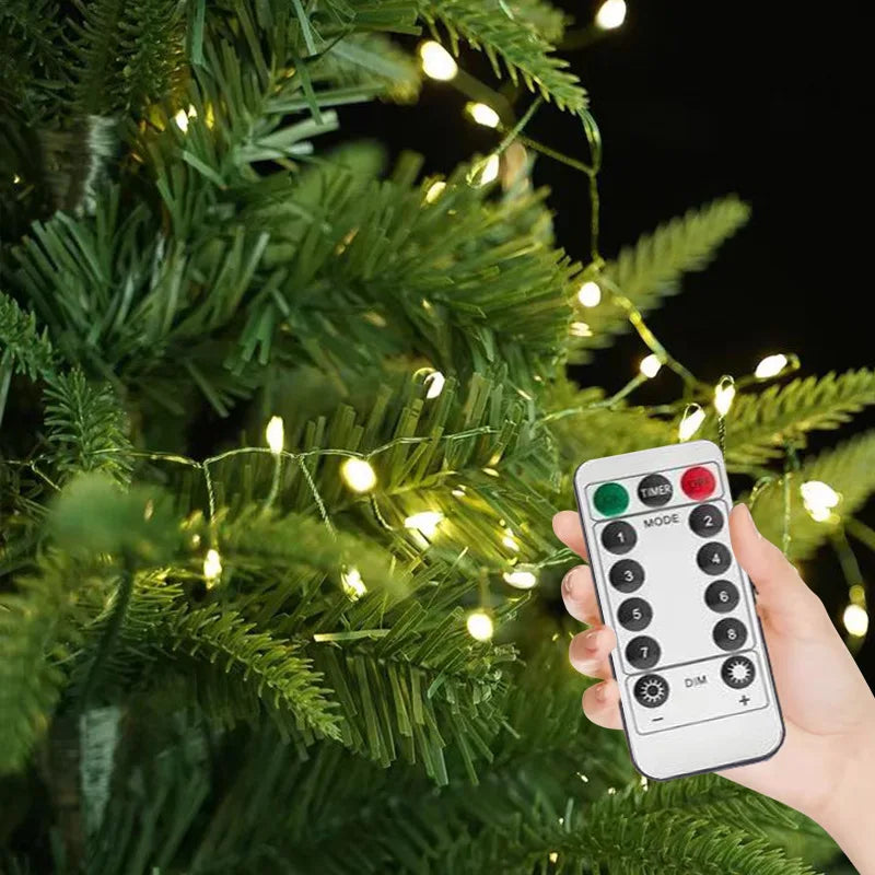LED Firework String Lights | With Remote Control | 30–75m | 900–2000 LEDs | IP65 Waterproof | For Christmas, Halloween & Parties