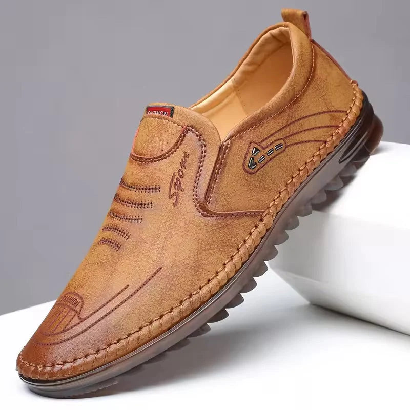 Orthopedic Casual Loafers - Premium Leather Comfort Design