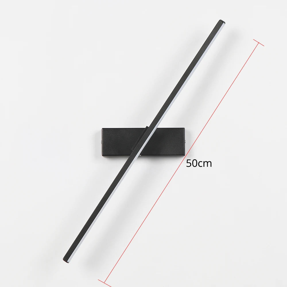 Nastavitelné nástěnné LED svítidlo | otočení o 330° | moderní design do ložnice a obývacího pokoje | hliník