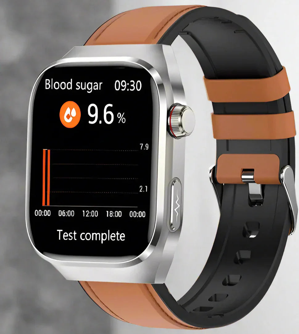 Chytré hodinky pro zdraví – hladina cukru v krvi, kyselina močová, EKG+PPG a Bluetooth hovory