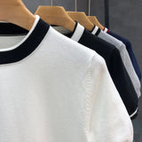 Men’s Knitted Crewneck T-Shirt – Beaumont